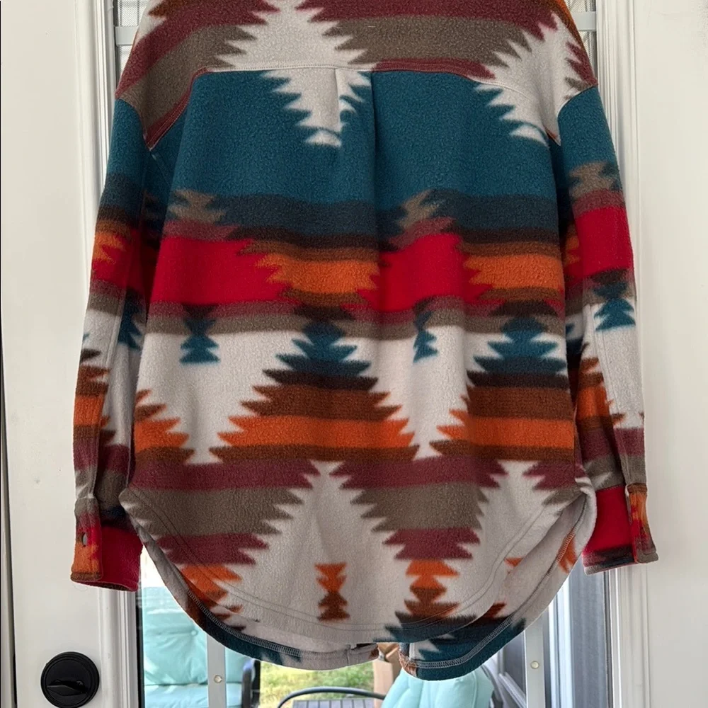 Colorful Aztec Patterned Jacket - Picture 10 of 10
